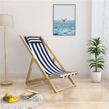 Best Quality beach chair cover 100% cotton beach chairs sun beds loungers wood folding pool chair